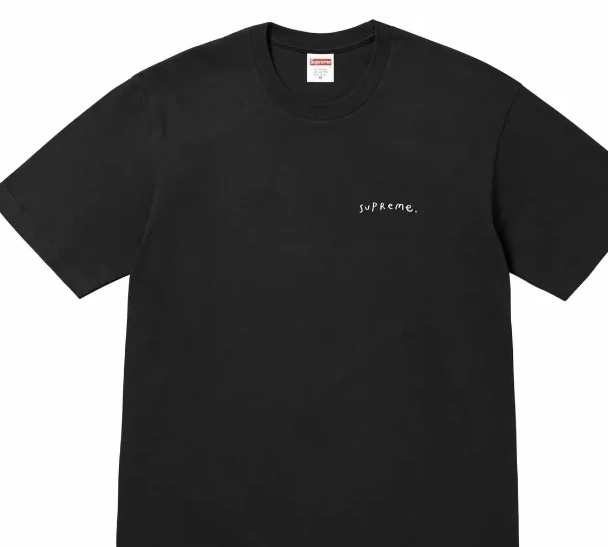 Printed Yin and White TEE S M L Chi XL YIN YANG Black Tai Yang 23FW 0627